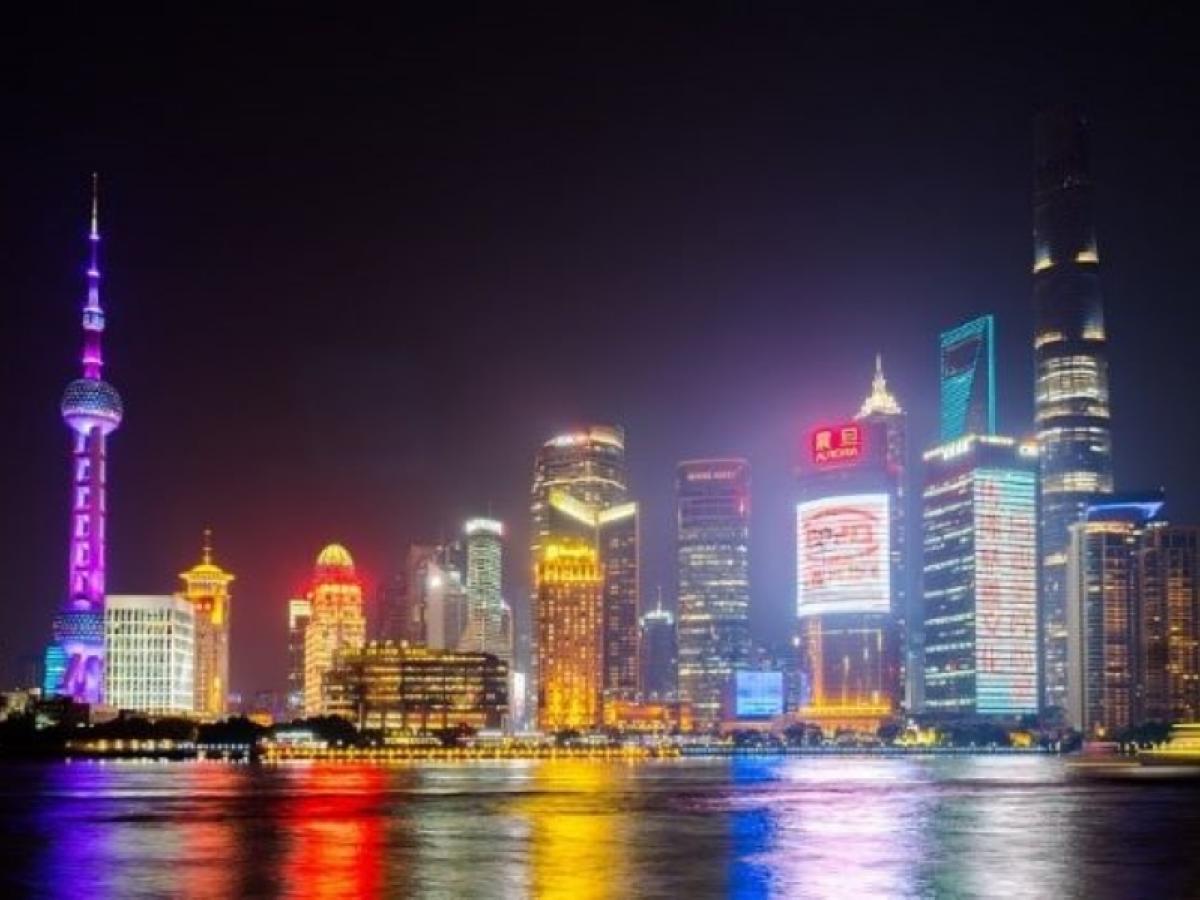 China (city by night)