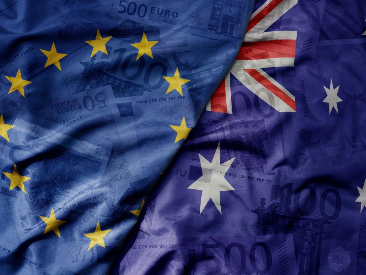 EU AUS FLAG